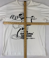 Disney The Gallopin Gaucho Sleeve Graphic T-Shirt Size Large UT Uni Glo