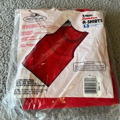VTG 3-pk Fruit Of The Loom T Shirt Tank Top S 34-36 NOS Multicolor 80’s USA