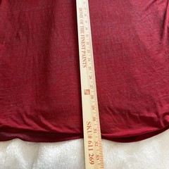 Buckle Black Men’s Red V-Neck T-Shirt XXL Short Sleeve Casual Cotton Blend