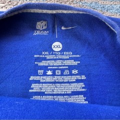 NFL Team Apparel Nike Mens Buffalo Bills Royal Rewind Logo Essential T-Shirt 2XL