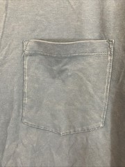 Men’s MAX241116 Essential Breathable Pocket T-Shirt Muted Denim XXL 2XL