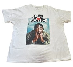 2Pac Poetic Justice Movie Graphic T-Shirt XL 2018 Rap Tee White Tupac