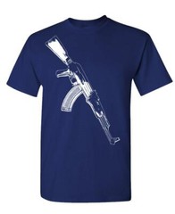 AK-47 – auto assault rifle gun rights – Cotton Unisex T-Shirt