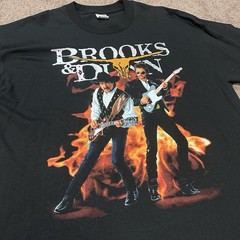 Vtg Brooks & Dunn Electric Rodeo Concert Tour Tee Shirt 1990’s Single Stitch XXL
