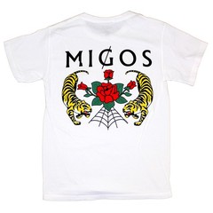 Men’s Migos Roses & Tigers T-shirt Small White
