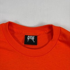 Revenge Shirt Mens Small Orange Lil Durk Graphic Crew Neck Streetwear