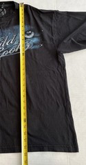 Wild Look Wolf Double Sided Backhit T Shirt L/XL Black