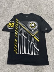 Metal Mulisha Double Sided AOP T-Shirt Death Cheaters ANTI-EST Black Size Small