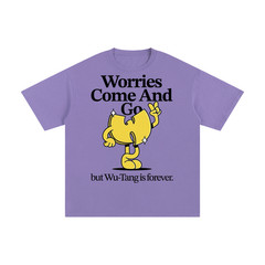 Wu Tang Clan T-Shirt Worries Come And Go Hip Hop Rap Tee GZA RZA ODB Unisex S-2X