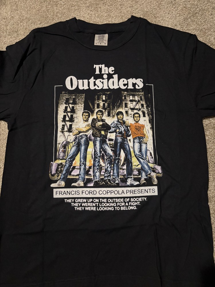 The Outsiders Movie Shirt Size Large Stephen King