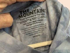 Nurse Job TieDye Blue The Mountain Shirt Adult S A Couple Spots See Pics