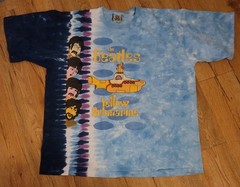 The Beatles 2005 Yellow Submarine Liquid Blue Music Band T-Shirt Men’s Size-2XL