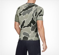 Under Armour Gravity Green Men Size T-shirt Compression Short Sleeve 1345722 388