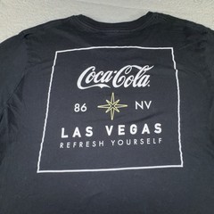 Coca Cola Shirt D Lab Collection Las Vegas Coke Graphic Tee Mens XXL 2XL Black