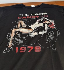 The Car’s Band Graphic T-Shirt Men’s Size 2XL Black 100% Cotton Tee New