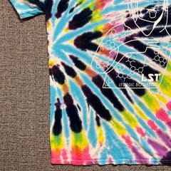 Lysergic Boombox Tie Dye Shirt Mens Medium Colortone Psychedelic Trippy Graphic