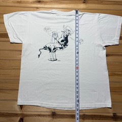 Vintage 90s Estezargues Comite Des Fetes Lou Pelaou French Graphic T-Shirt Large