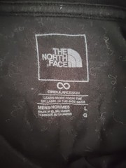North Face T Shirt Tee Men’s Large Black Logo Short Sleeve