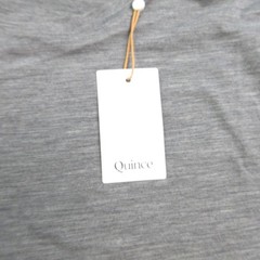 Quince Shirt Mens Large Heather Gray Merino Wool Short Sleeve All-Season Tee NWT