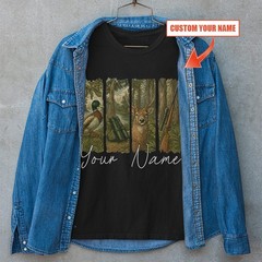 Custom Name Vintage Hunting Season Unisex T-shirt | Father’s Day Hunting Gifts