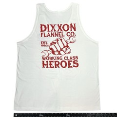 NWOT Dixxon Flannel Co WORKING CLASS HEROES White Tank Top Men’s XL ? No Tag NEW