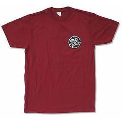 Men’s Of Mice & Men Circle Logo T-shirt Large Red
