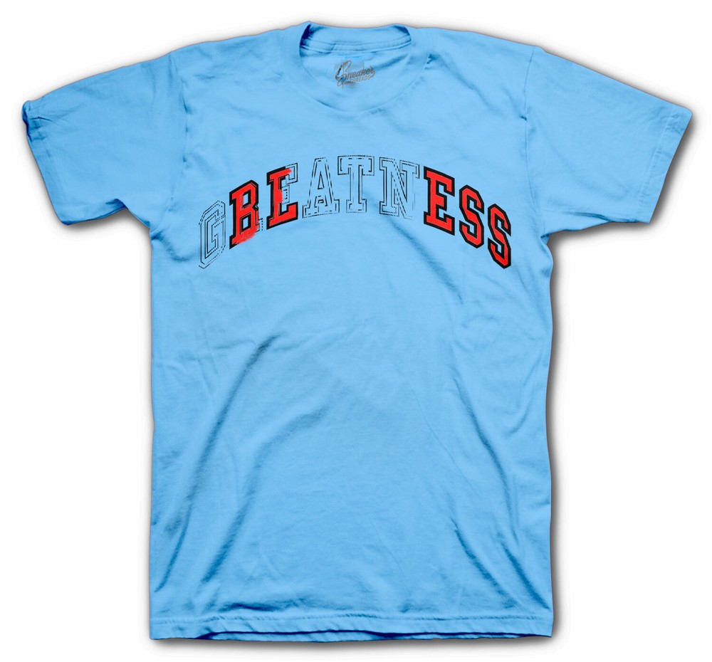 Shirt Match Jordan 1 Fearless UNC Chicago Retro 1 Shoes – BLESS Stitch Tee