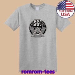SGC Stargate Command SCI FI TV Series Gray Size S-5XL