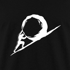 Sisyphus Perseverance Artwork Men’s T-Shirt