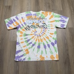 Chinatown Market Shirt Mens 2XL White Tie Dye Spiral Logo Back Hit Graphic Tee