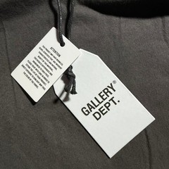 Gallery Dept Muscle Tee Size Medium Charcoal Grey Sleeveless Pocket Logo Shirt