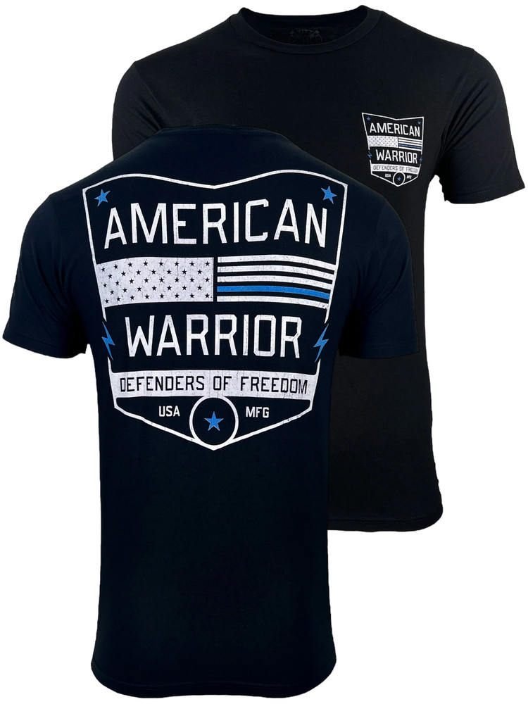 Howitzer Style Men’s T-Shirt American Warrior Military Grunt MFG