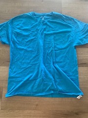 Champion Mens Crew Neck T Shirt Short Sleeve T-Shirt Blue XL