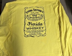 2 sided Lynyrd Skynyrd LONG SLEEVE T shirt Tee Music Rock Florida Band 1966