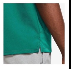 Men Sz L – Nike Dri-Fit Running Miler T-shirt Green Reflective DQ1838-370 New