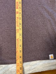 Carhartt Support The Trades Logo Loose Fit T-Shirt Heather Wine XXL