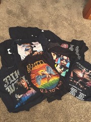 Streetwear Vintage Rock Tees In Bulk Lot of 10 Sizes Vary