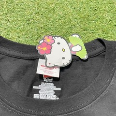 Sanrio Hello Kitty Hawaii Leonards Bakery Black T-Shirt Adult Size XL Tee NWT