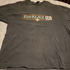 Harley Davidson Shirt Mens 2x Black Steel City Chattanooga tenn.