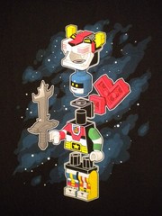 VOLTRON LEGO T-SHIRT I’ll Build The Head Legos Spoof Anime Cartoon Art RIPT New