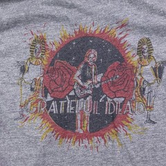 VTG 70s Grateful Dead T Shirt Mens Medium (Fits Smaller) Double Sided Band