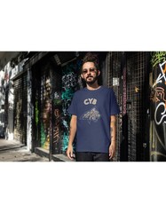 CYB High School Bobcats Adult Youth Graphic Tee Pride Navy Blue Charlie Y Brown