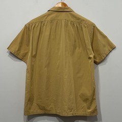 Phigvel Open Collar Box Wide Work Shirt Size M – Solid Color