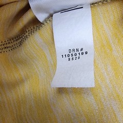 Eddie Bauer Mens Large Yellow Marled Short Sleeve T Shirt FREE-DRY Athleisure