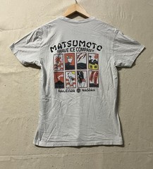 MATSUMOTO SHAVE ICE HAWAII T SHIRT SMALL BEIGE 2 SIDED Distressed See Pics