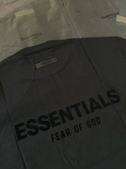 Fear of God Essentials Stretch Limo Black Short Sleeve T-Shirt Size X-Small (XS)