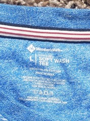 Men’s Member’s Mark Everyday Soft Wash T-shirt – sz L
