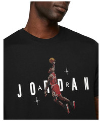 New Nike JORDAN AIR JUMPMAN HOLIDAY GRAPHIC XL T-SHIRT “BLACK” DC9797-010