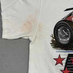 Knoxville Raceway Subway Graphic Shirt Mens Medium White Sprint Car Racing Tee