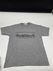 Shawshank State Prison Shirt Double Sided Movie Quote Size Medium Gray